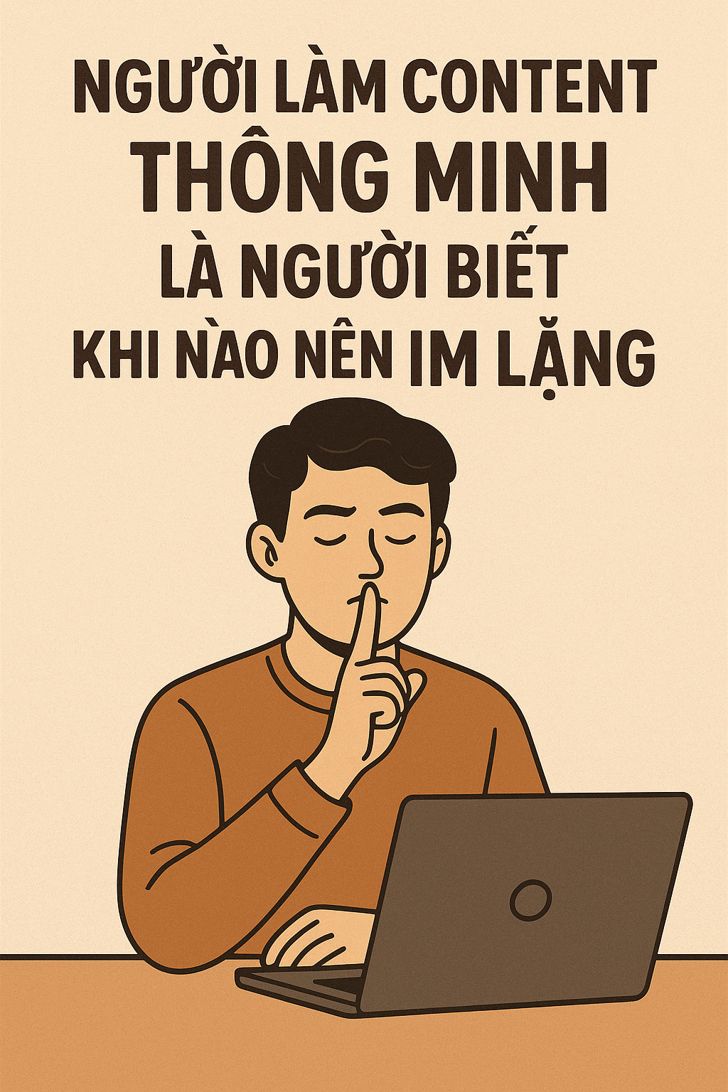 Người Làm Content Thông Minh Là Người Biết Khi Nào Nên Im Lặng